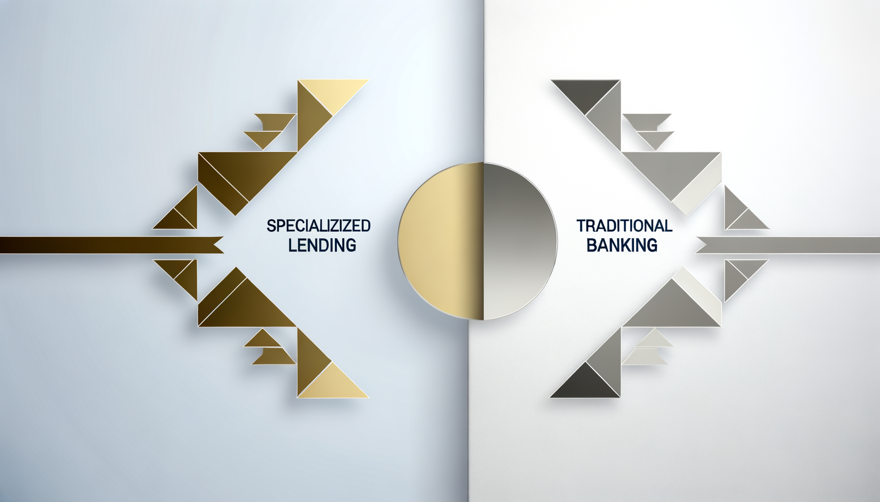 Comparison visualization of specialized medspa financing vs traditional bank loans