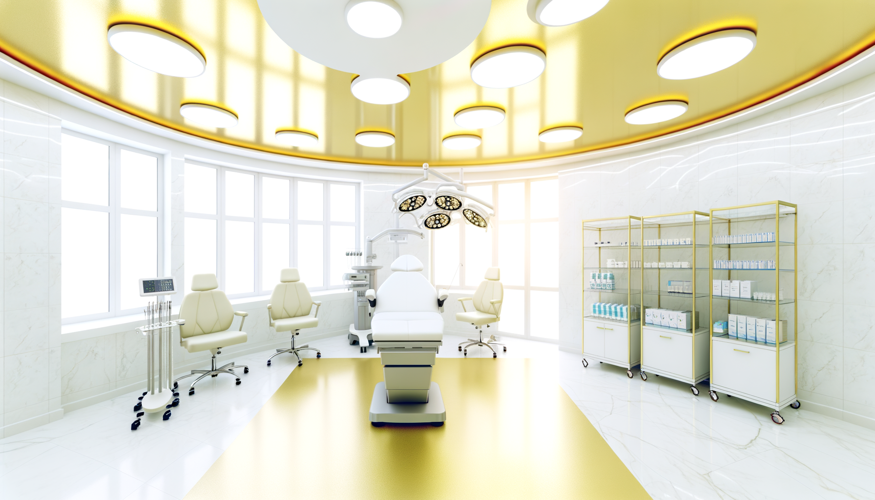 High-end plastic surgery practice with advanced equipment